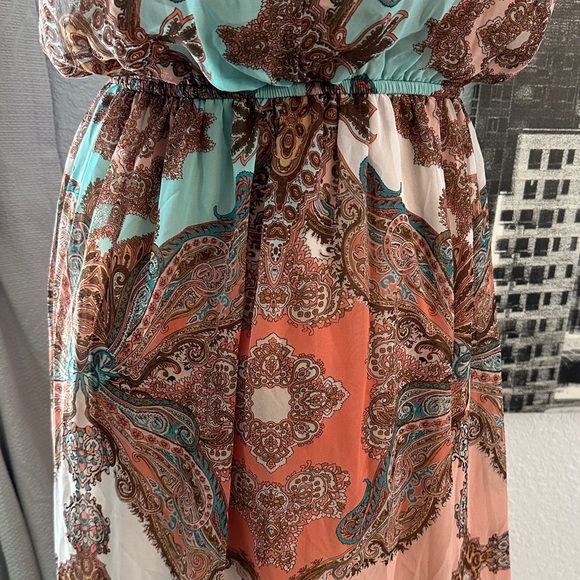 Sweet Storm Multicolor Paisley Maxi Dress - Picture 7 of 11